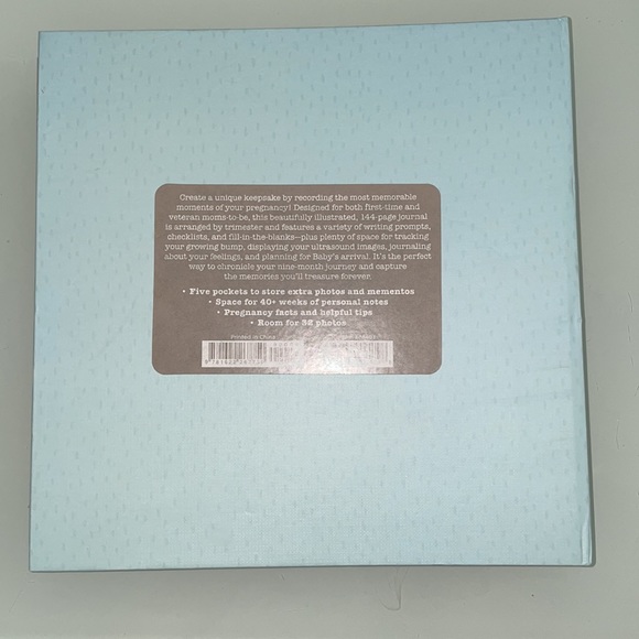 Bump For Joy Pregnancy Journal gender neutral pages trimester pastel spiral hard - Picture 7 of 10